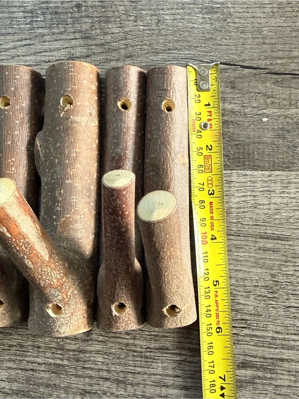 Natural Wood Branch Coat & Decor Hangers - Rustic
